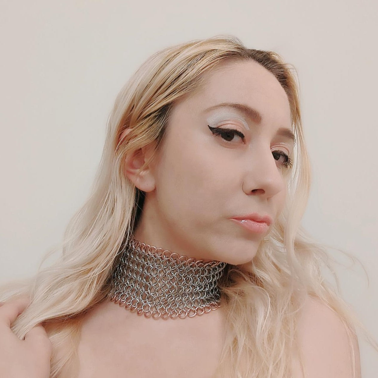 The Give Up Chainmail Choker Necklace