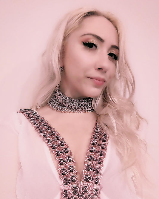 The Give Up Chainmail Choker Necklace